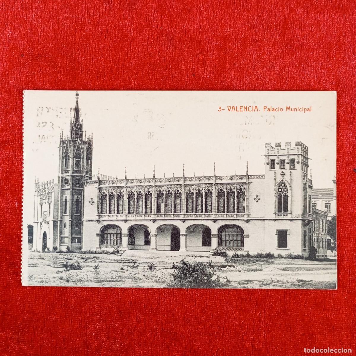 Postales: POSTAL - VALENCIA - PALACIO MUNICIPAL - 3 - THOMAS - RAR&Iacute;SIMA / 972