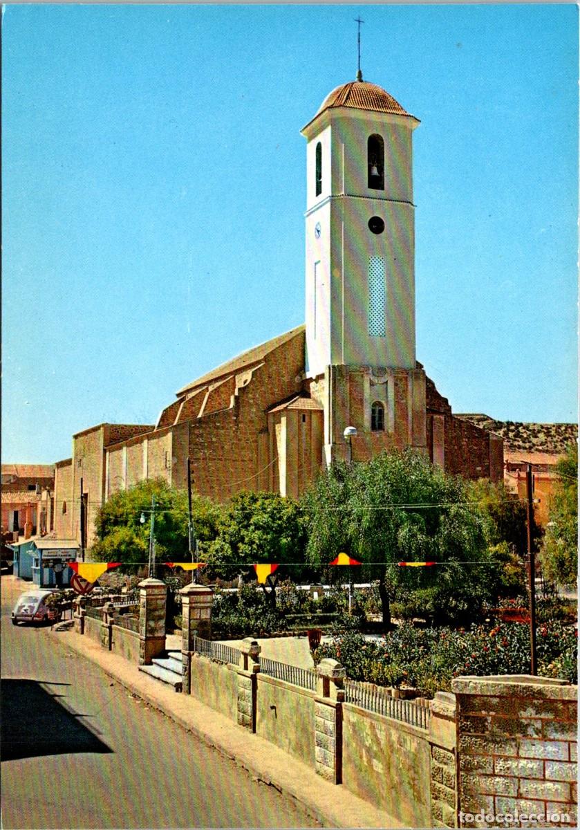 Postales: Guardamar del Segura (Alicante) - Iglesia Santiago Ap&oacute;stol -Calle Engalanada-Tenderete-Fiesta Mayor