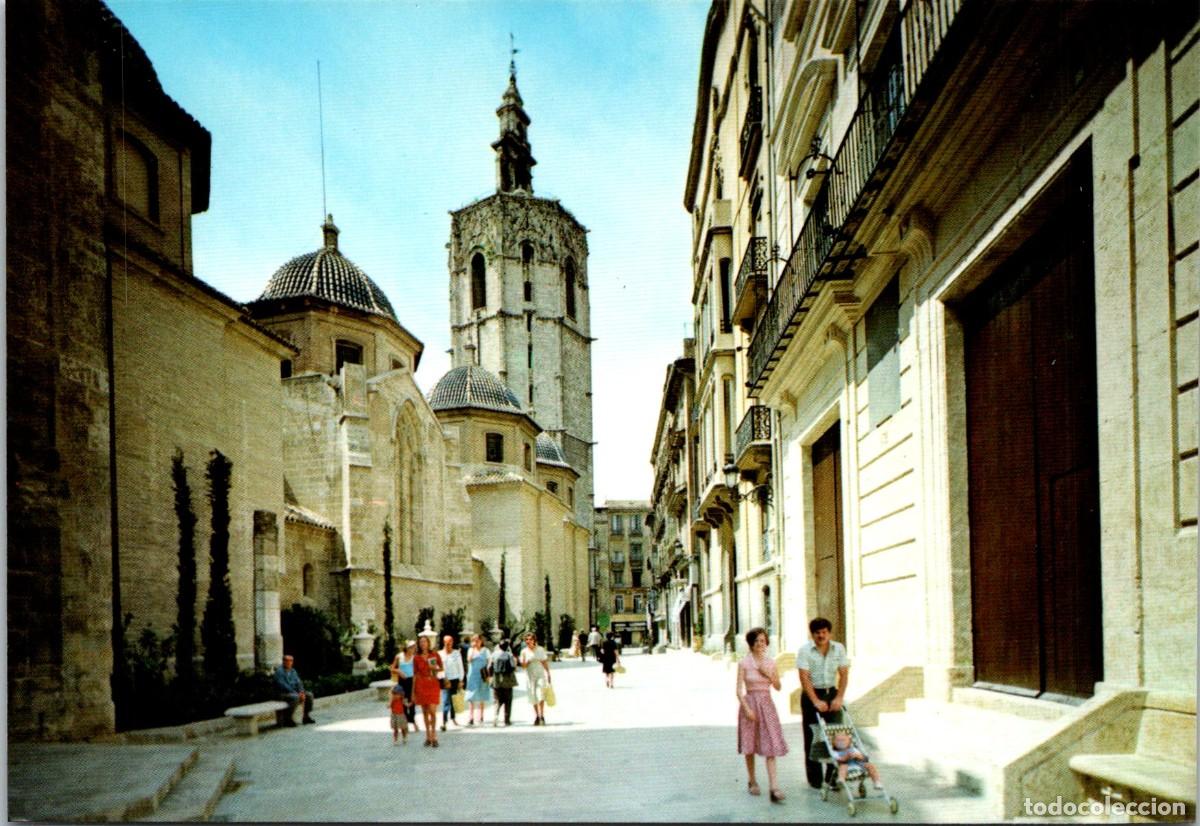 Postales: Valencia - Calle del Miguelete - Dur&aacute; Velasco 19/655 - 147x101mm - Cochecito Beb&eacute;