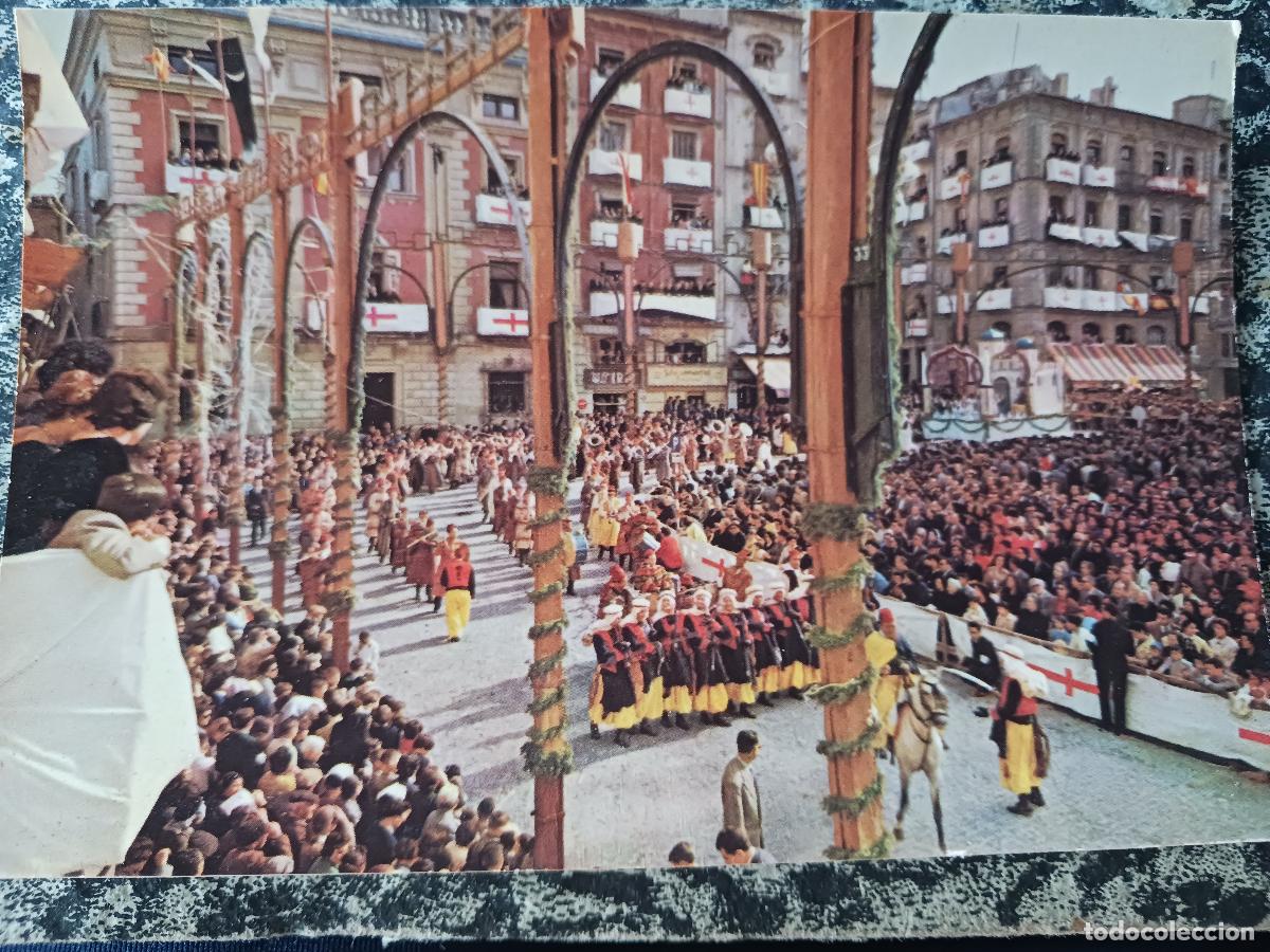 Postales: 14 Alcoy - Acto de las Fiestas de Moros y Cristianos, ed. holiday 1959