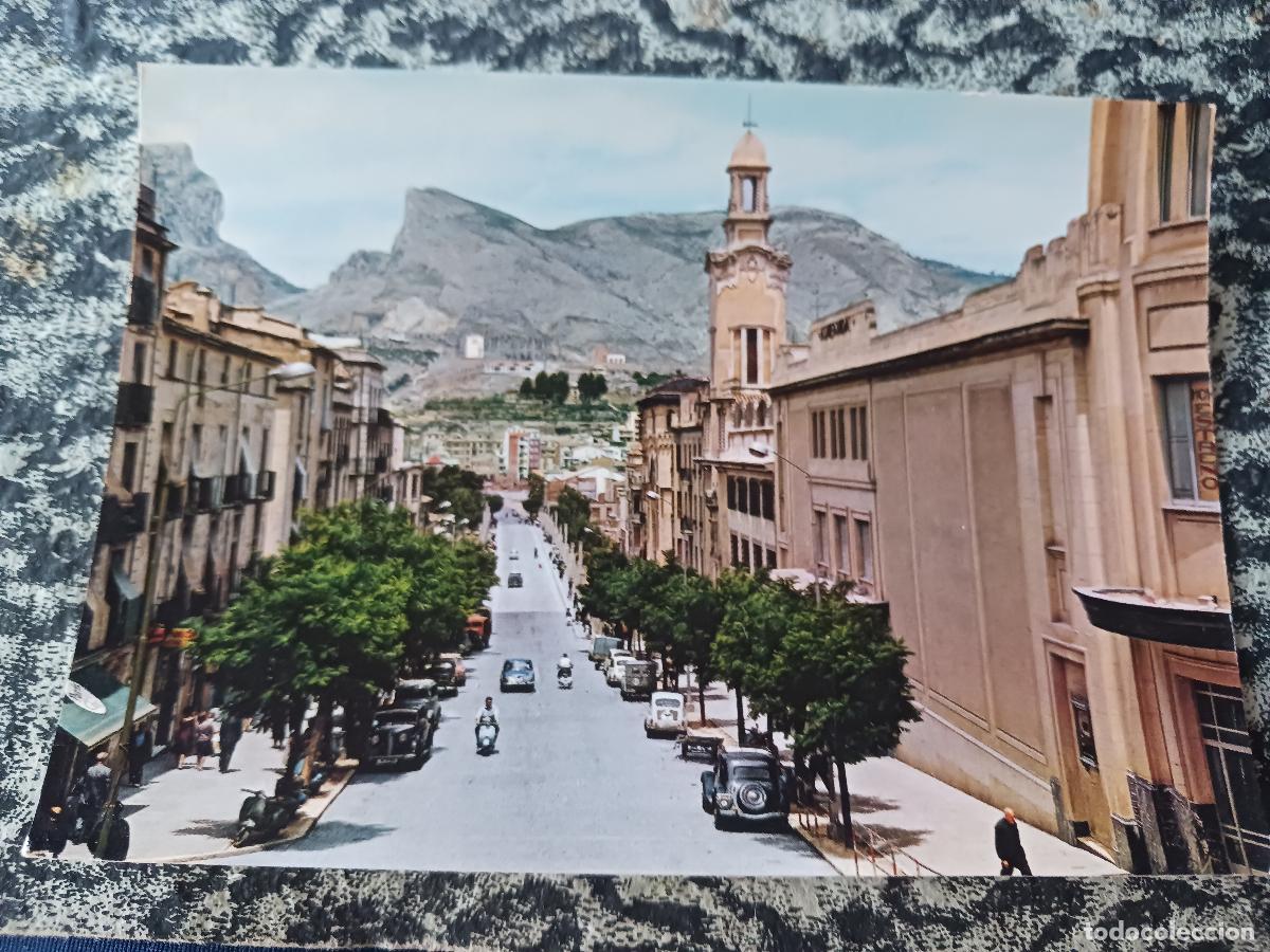 Postales: 6 alcoy calle de santo tomas e iglesia de san jorge, ed. garrabella