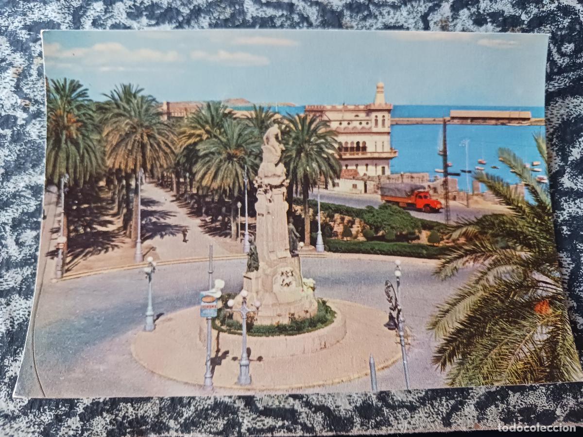 Postales: 24-ALICANTE. Monumento a Canalejas y Explanada de Espa&ntilde;a., ED. JUQUEMO, FOTO HUESCA