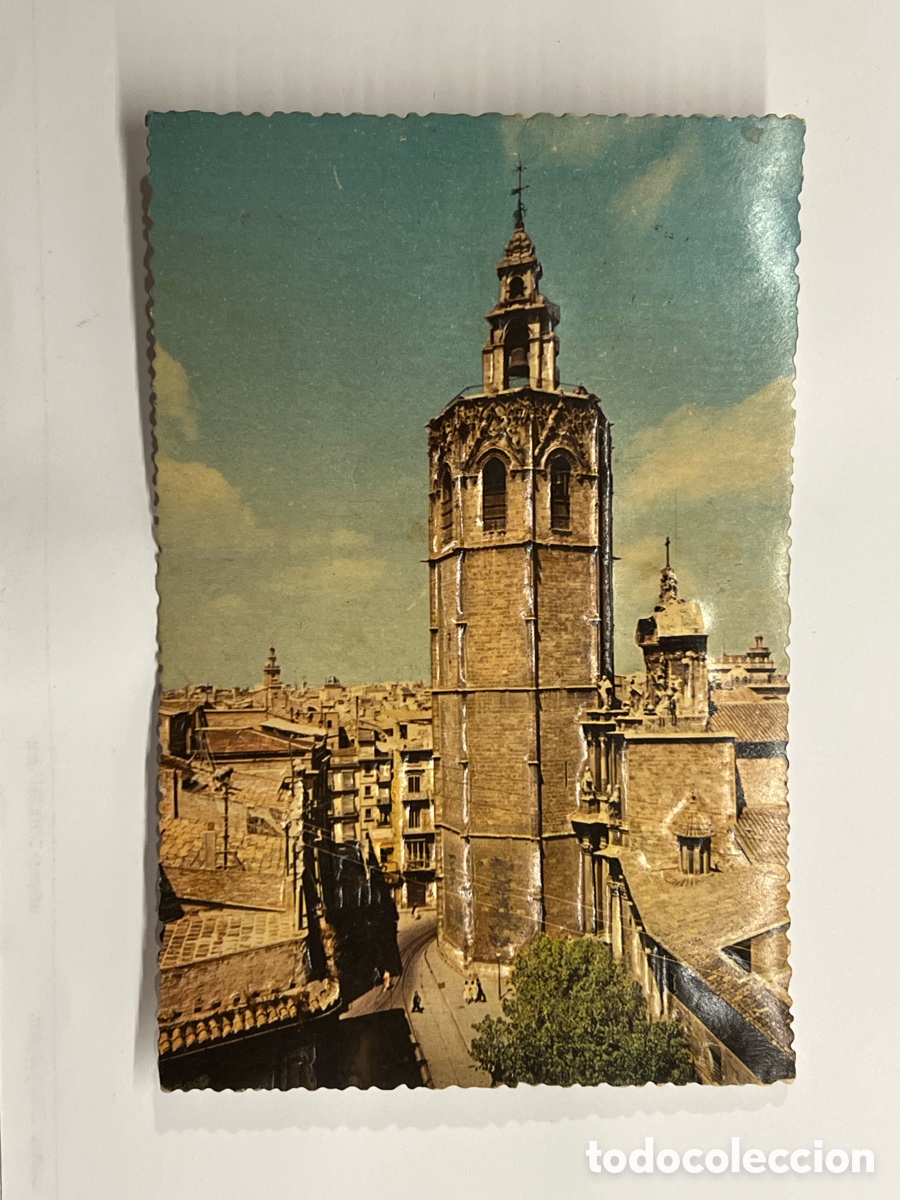 Postales: VALENCIA. Postal El Miguelete. Edita: Foto Relieve. Distribuidor Casa Pinto (a.1960) circulada