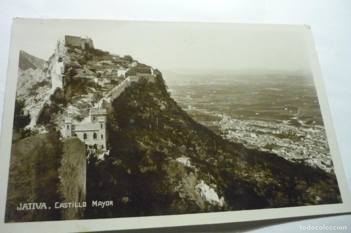 Postales: postal jativa castillo mayor