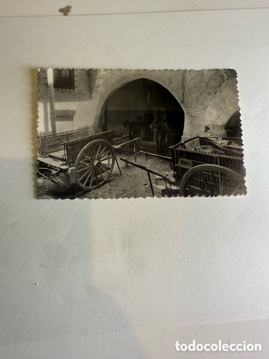 Postales: Postal Calatayud &ndash; Patio Posada San Ant&oacute;n &ndash; Blanco y negro &ndash; Original de la &eacute;poca &ndash; 1960