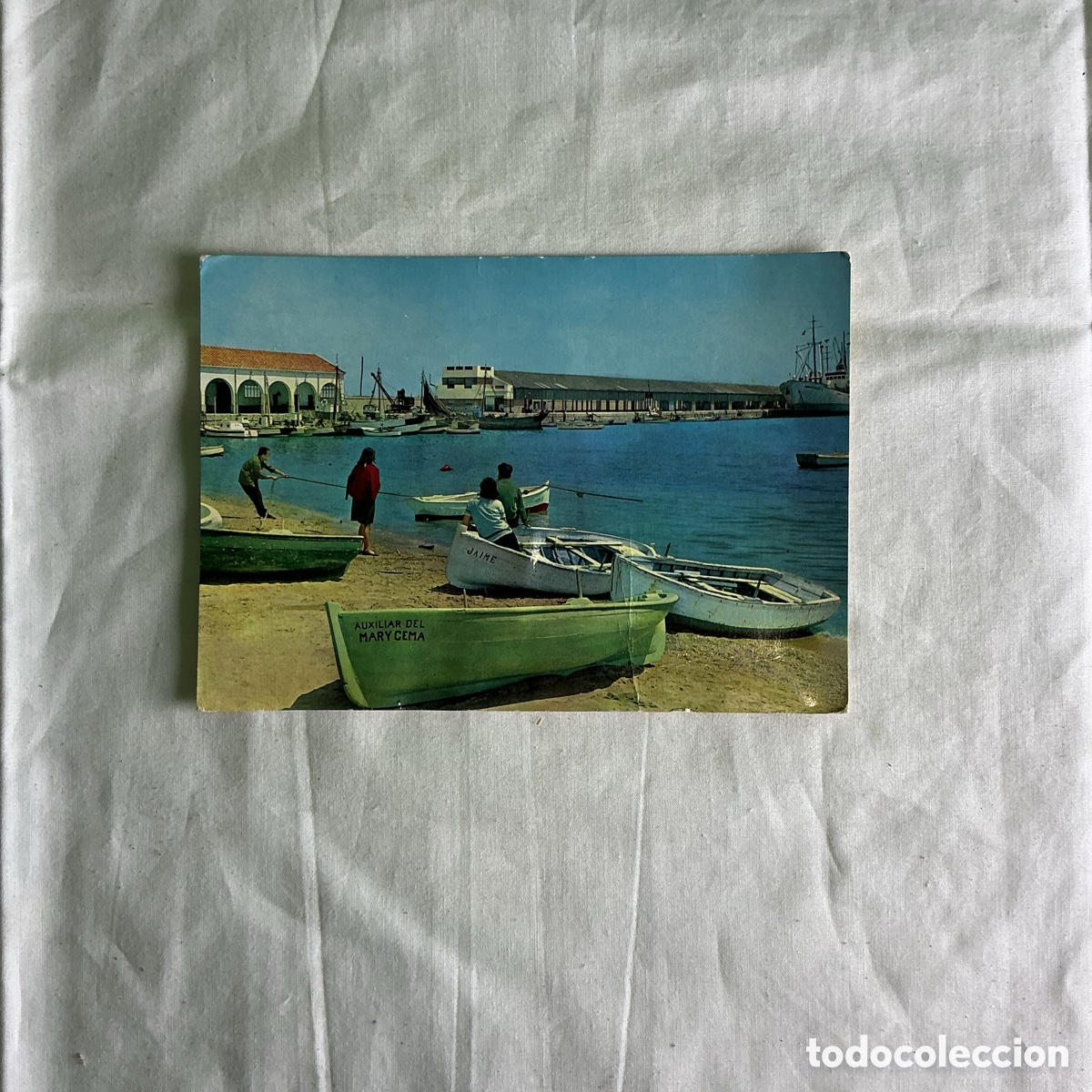 Postales: Postal Burriana Puerto Color Original de la &eacute;poca A&ntilde;os 60