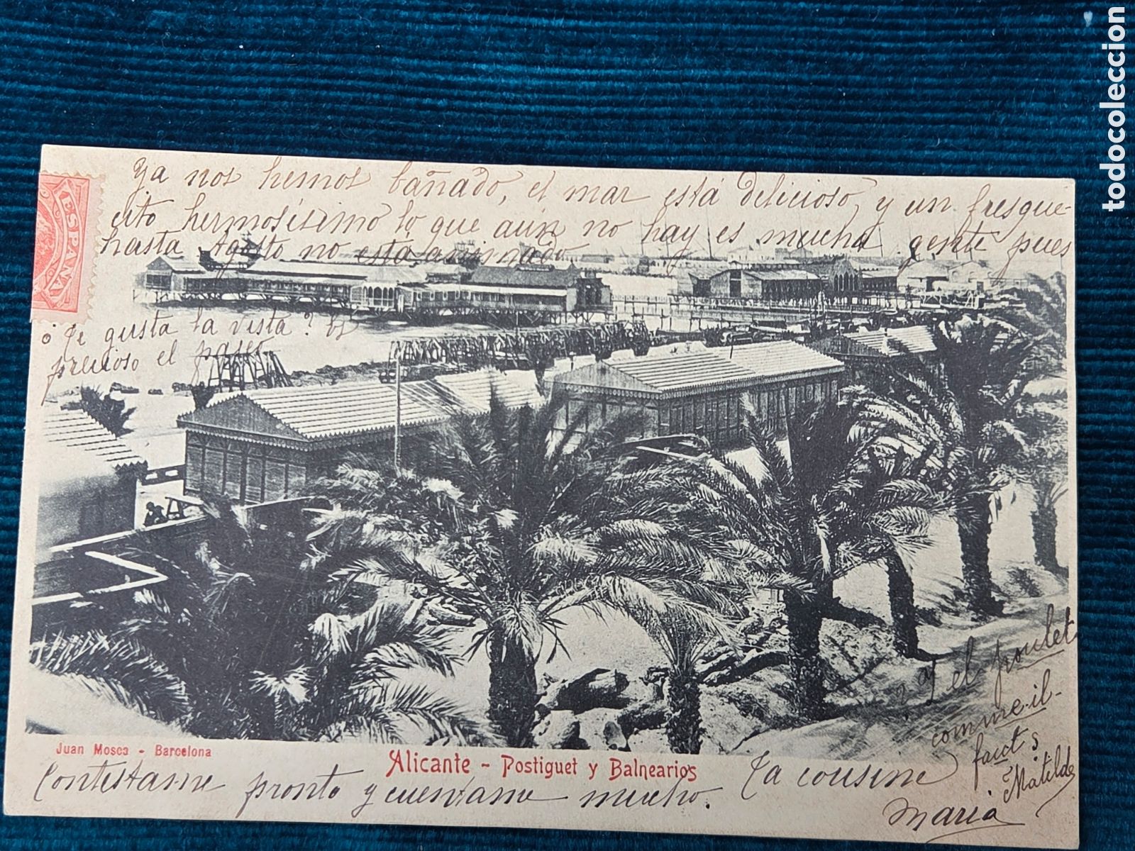 Postales: ALICANTE - POSTIGUET Y BALNEARIOS. Juan Mosca