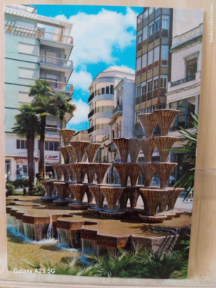 Postales: ELCHE FUENTE GLORIETA ED ARRIBAS 50 SC ORIGINAL ANIMADA