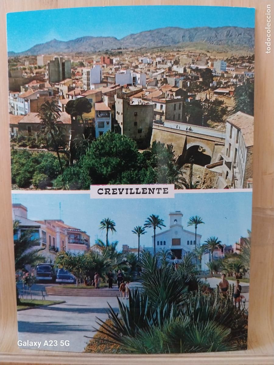 Postales: CREVILLENTE ED JOSE MENARGUES MAS 12 SC ORIGINAL DOBLE VISTA ANIMADA