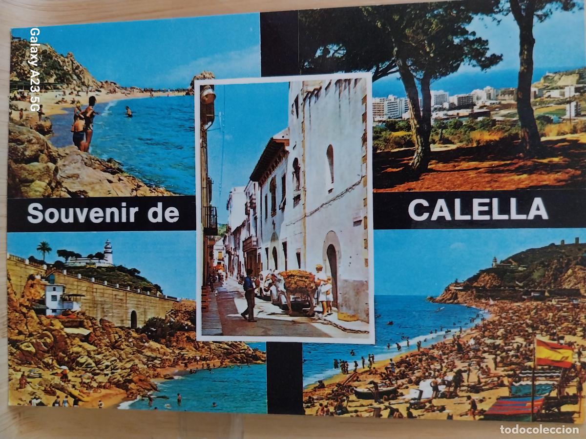 Postales: CALELLA ED PLANCHART 109 CIRCULADA A&Ntilde;O 1981 VISTAS ANIMADAS