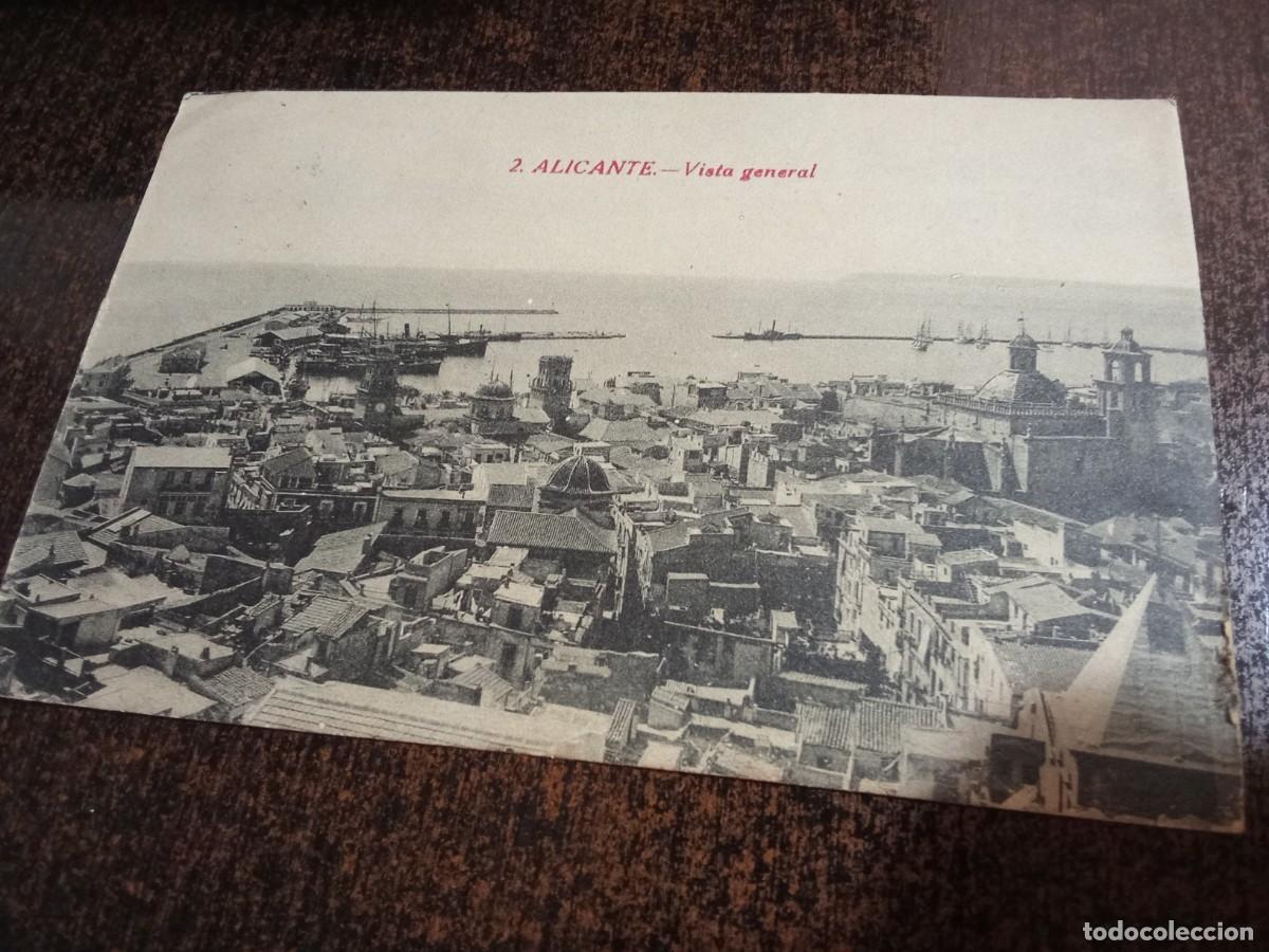 Postkarten: Alicante.Vista general.Fototipia Casta&ntilde;eira.