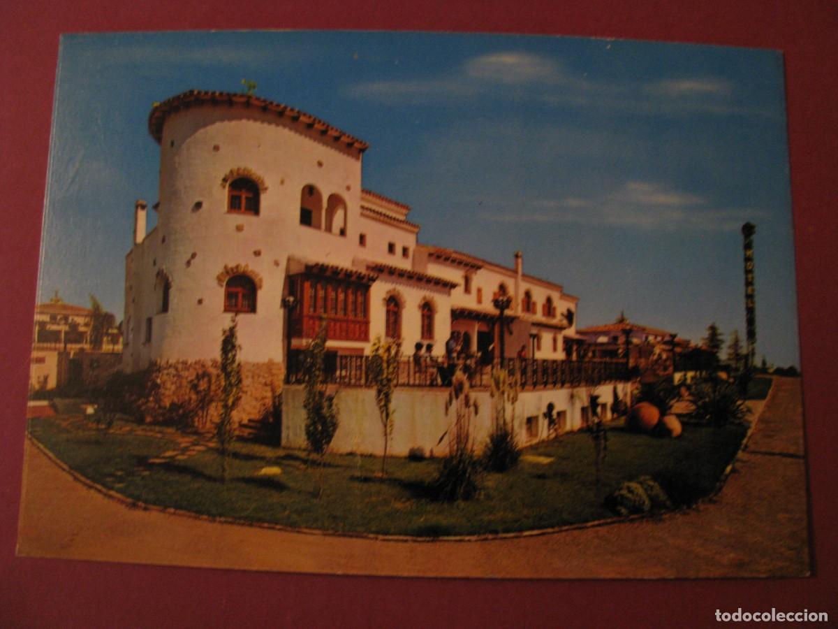 Postales: POSTAL DE MOTEL LA CARRETA. FACHADA RESTAURANTE. CTRA. NACIONAL III MADRID VALENCIA.