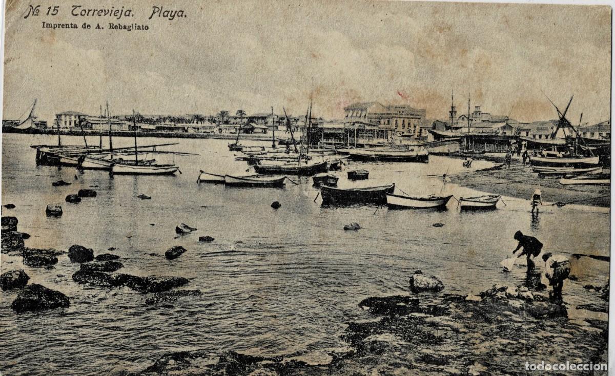 Postales: POSTAL ANTIGUA DE VALENCIA. ALICANTE. TORREVIEJA. PLAYA. P-VA-1748