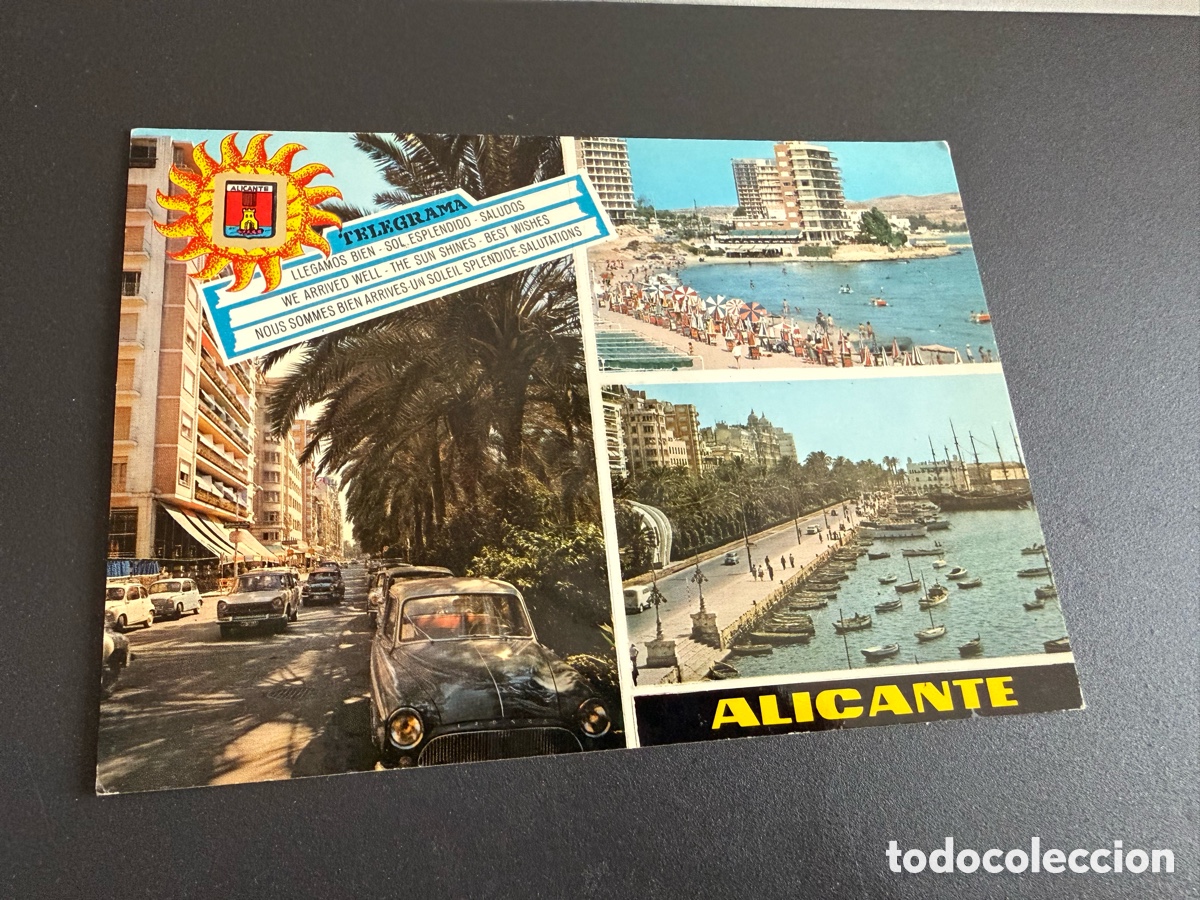 Postales: Postal ALICANTE. Explanada de Espa&ntilde;a. Calzada de coches