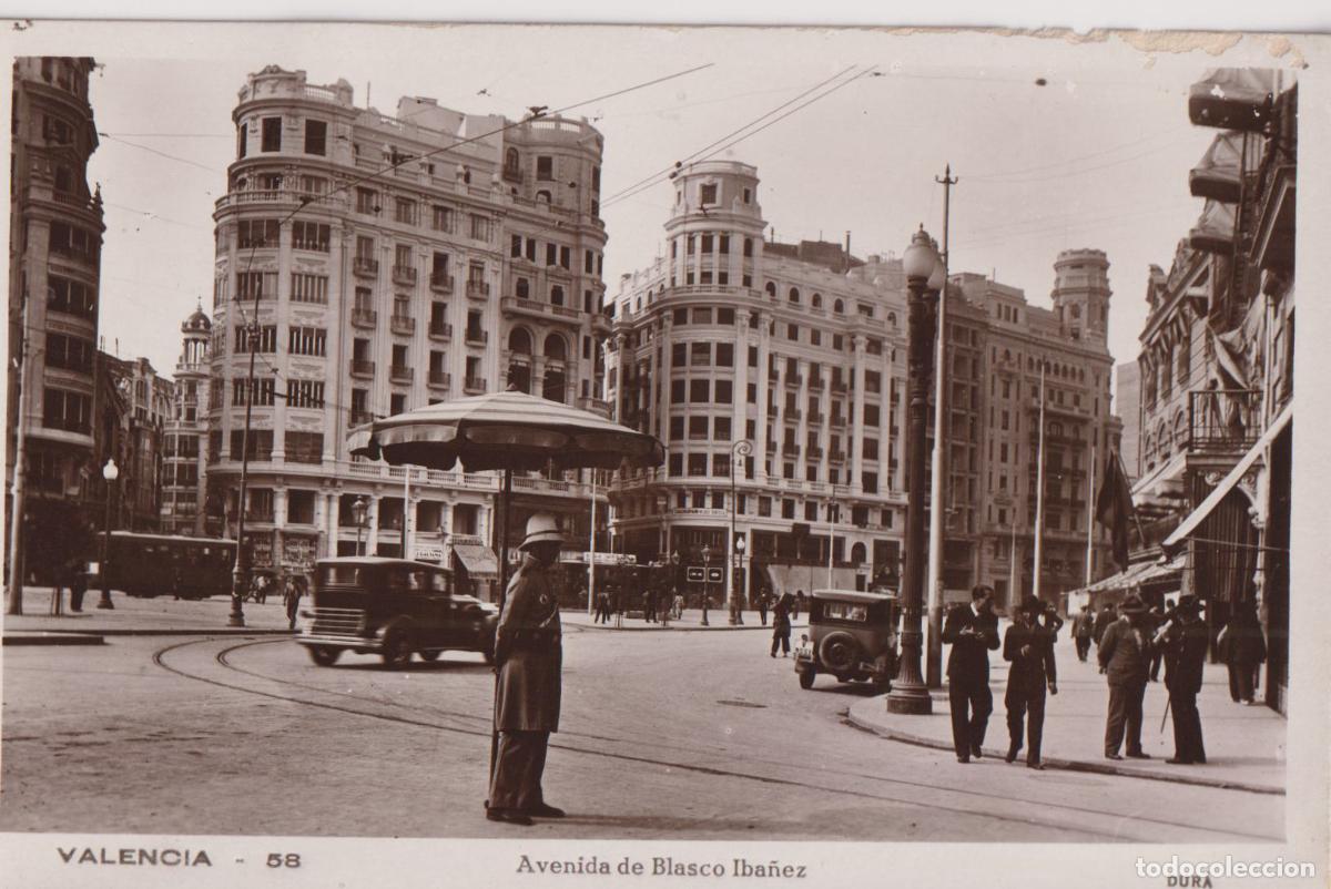 Postales: VALENCIA, AVENIDA DE BLASCO IBA&Ntilde;EZ &ndash; DUR&Agrave; N&ordm;58 &ndash; S/C