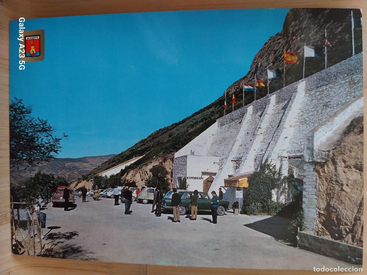 Postales: BUSOT CUEVAS CANALOBRE ENTRADA ED FISA 1 SC ORIGINAL ANIMADA COCHES CLASICOS
