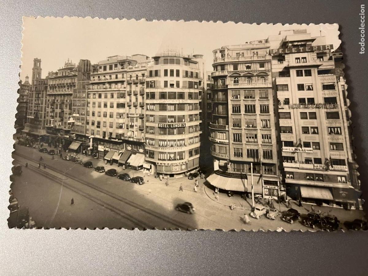 Postales: 19 Valencia plaza del caudillo escrita ed. E.T escrita