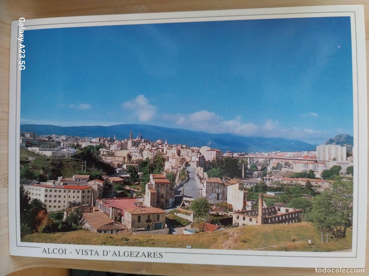 Postales: ALCOY ALCOI VISTA D&acute;ALGEZARES ED LAPIZ Y PAPEL 10 SC ORIGINAL