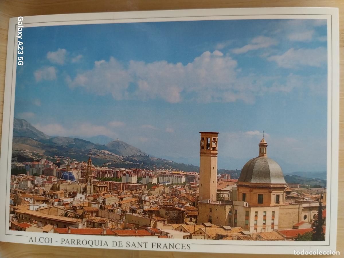 Postales: ALCOY ALCOI PARROQUIA SANT FRANCES ED LAPIZ Y PAPEL 15 SC ORIGINAL