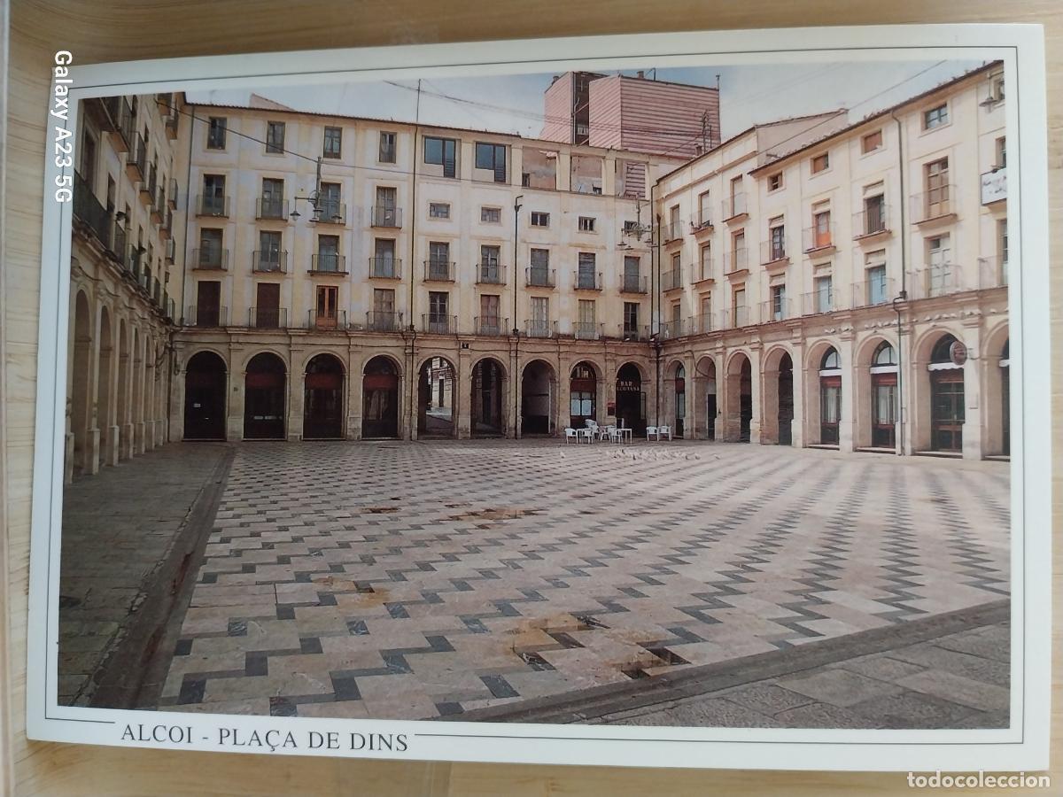 Postales: ALCOY ALCOI PLA&Ccedil;A DEL DINS ED LAPIZ Y PAPEL 6 SC ORIGINAL