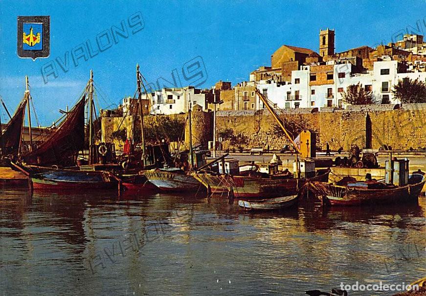 Postales: Puerto de Pescadores de Pe&ntilde;&iacute;scola (Castell&oacute;n) - Sin circular, a&ntilde;os 60