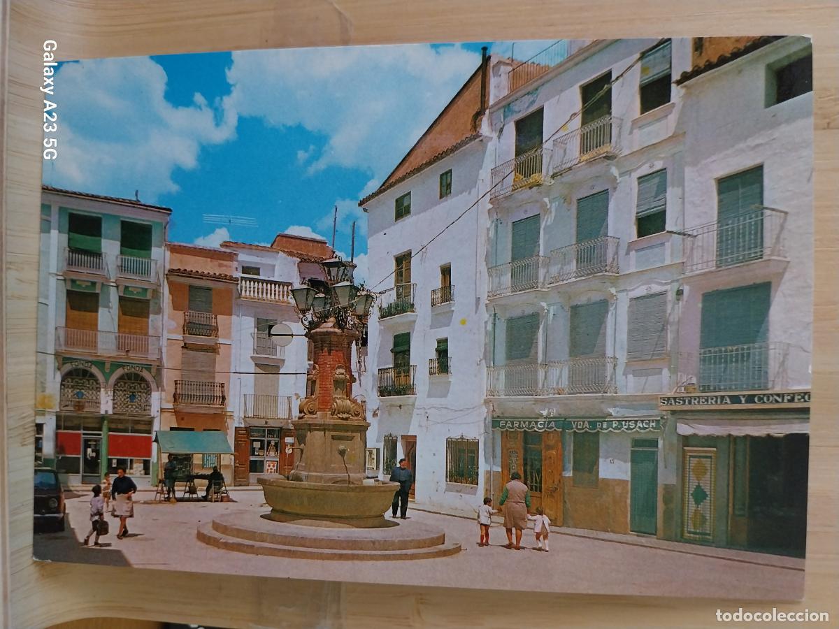 Postales: VILLAR DEL ARZOBISPO PLAZA DEL CAUDILLO ED J ALCAIDE JDP 17 SC ORIGINAL ANIMADA