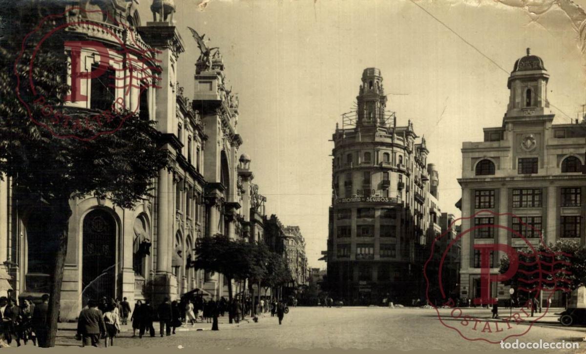 Postales: VALENCIA. Plaza Del Caudillo. COMUNIDAD VALENCIANA ESPA&Ntilde;A ESPAGNE. Postal Fotogr&aacute;fica. R.P.P.C.