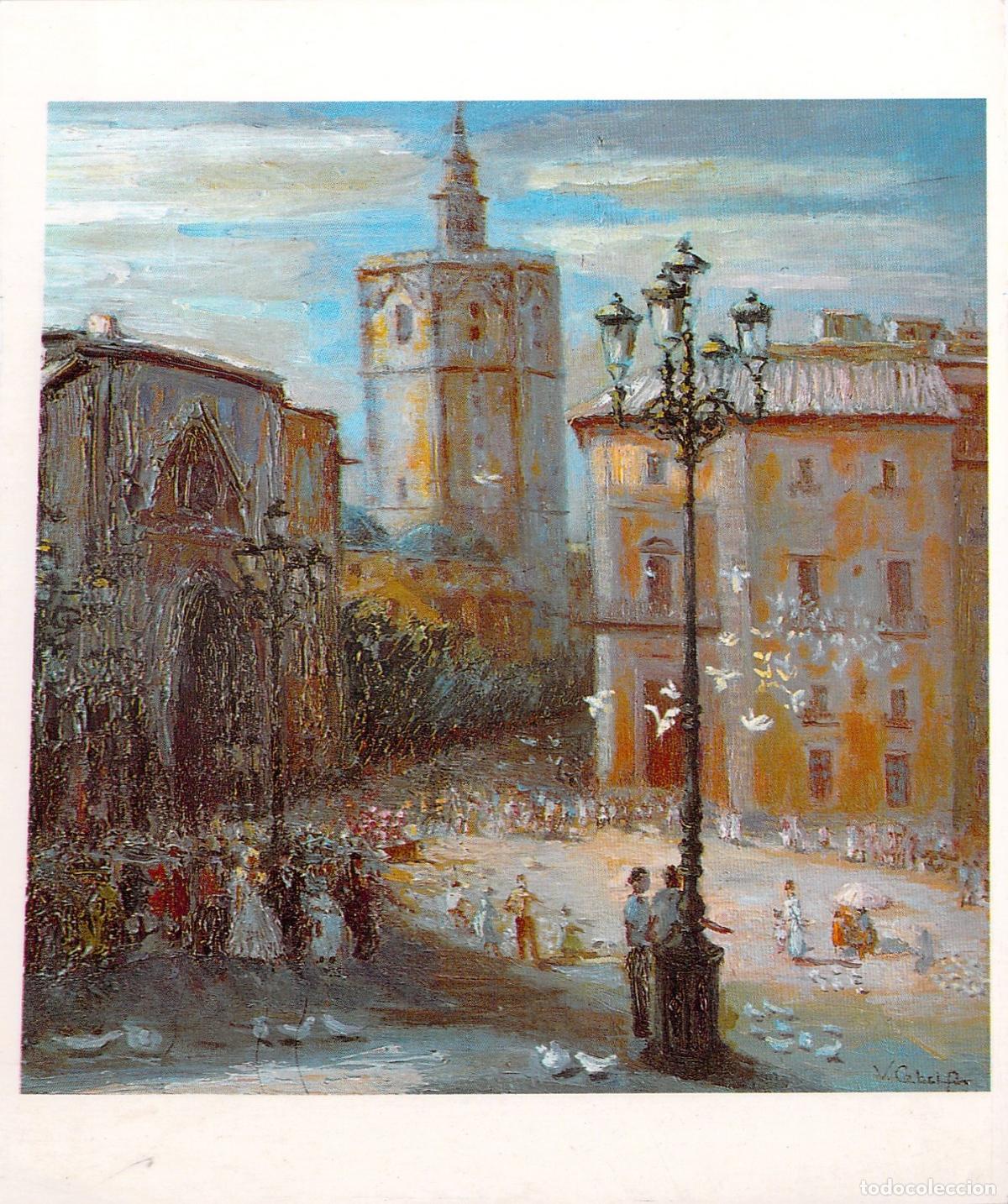 Postales: Postal de exposici&oacute;n art&iacute;stica del pintor valenciano Vicente Cebri&agrave;