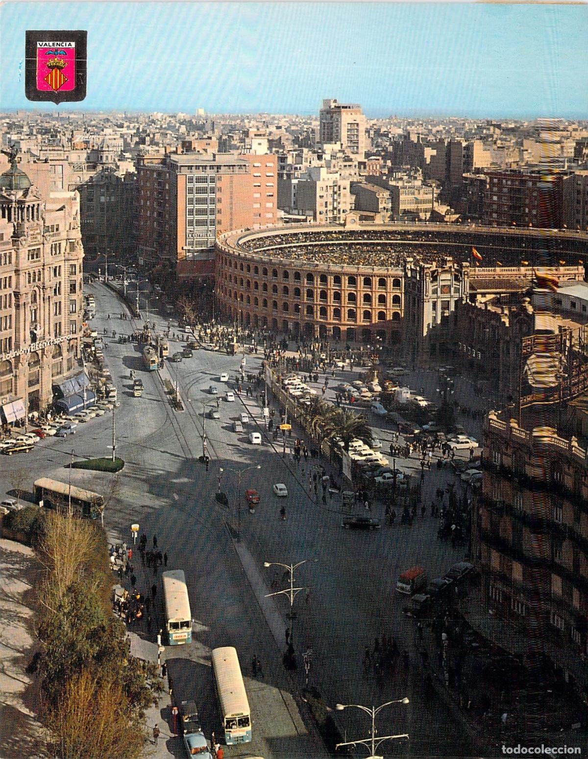 Postales: Postal de Calle J&aacute;tiva y Plaza de Toros en Valencia