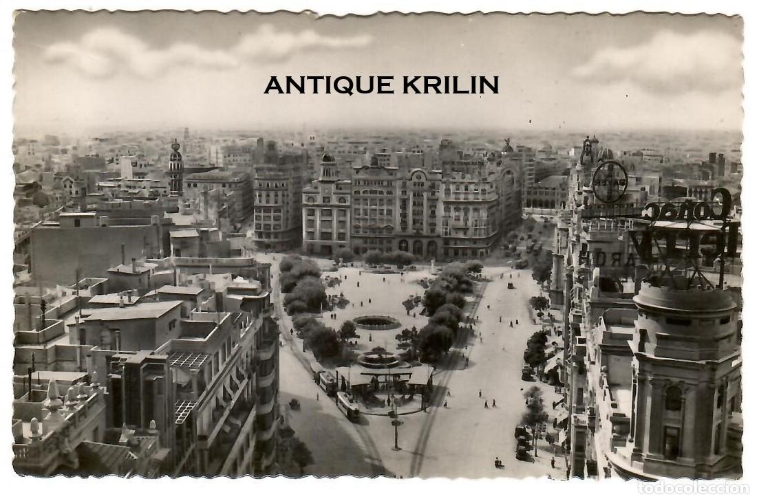 Postales: VALENCIA N&ordm; 141 PLAZA DEL CAUDILLO / EDICION JDP - CLICHE LOPEZ EGEA / SIN FRANQUEAR