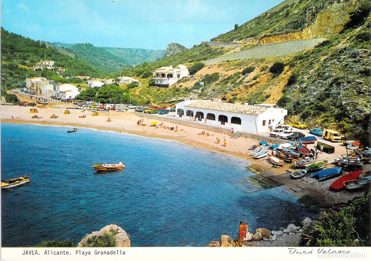 Postales: Postal de la Playa de la Granadella en Javea, Alicante