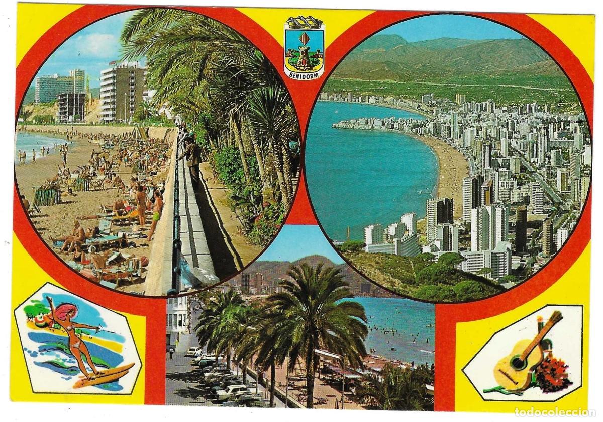 Postales: Postal Benidorm. Alicante. varias vistas. ref. 7-alicante102