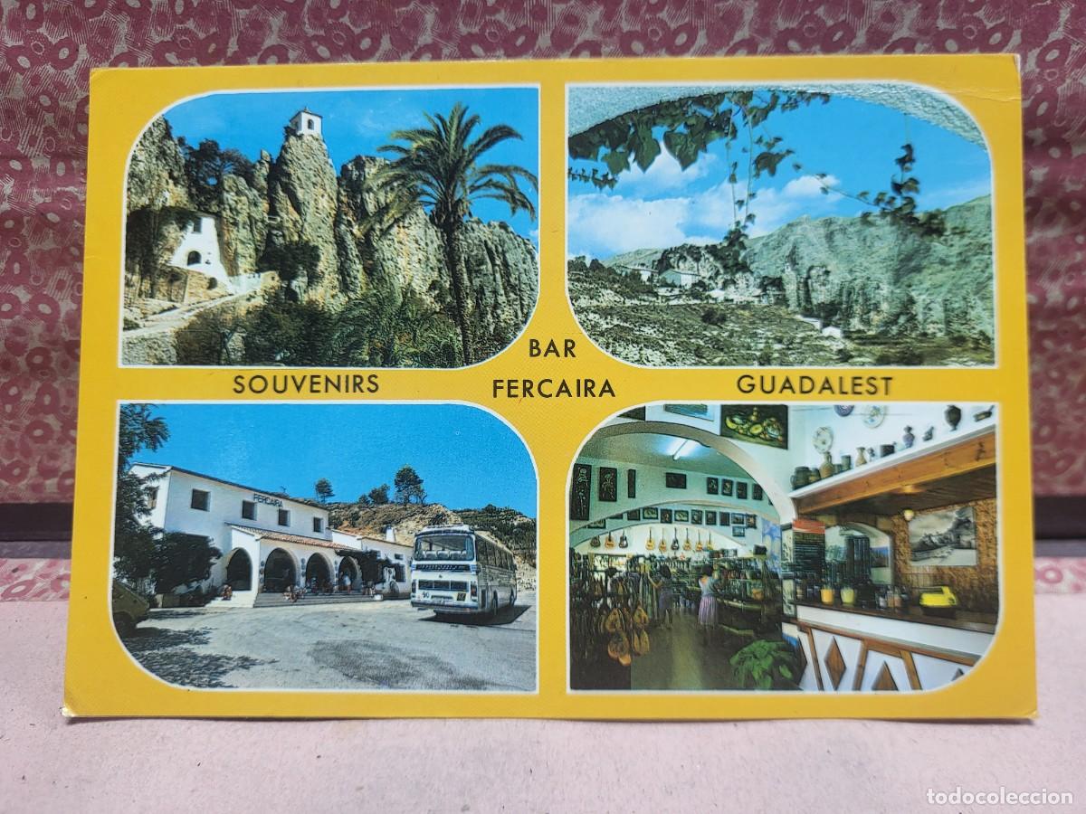 Postales: ANTIGUA POSTAL SOUVENIR BAR FERCAIRA GUADALEST ALICANTE GALIANA