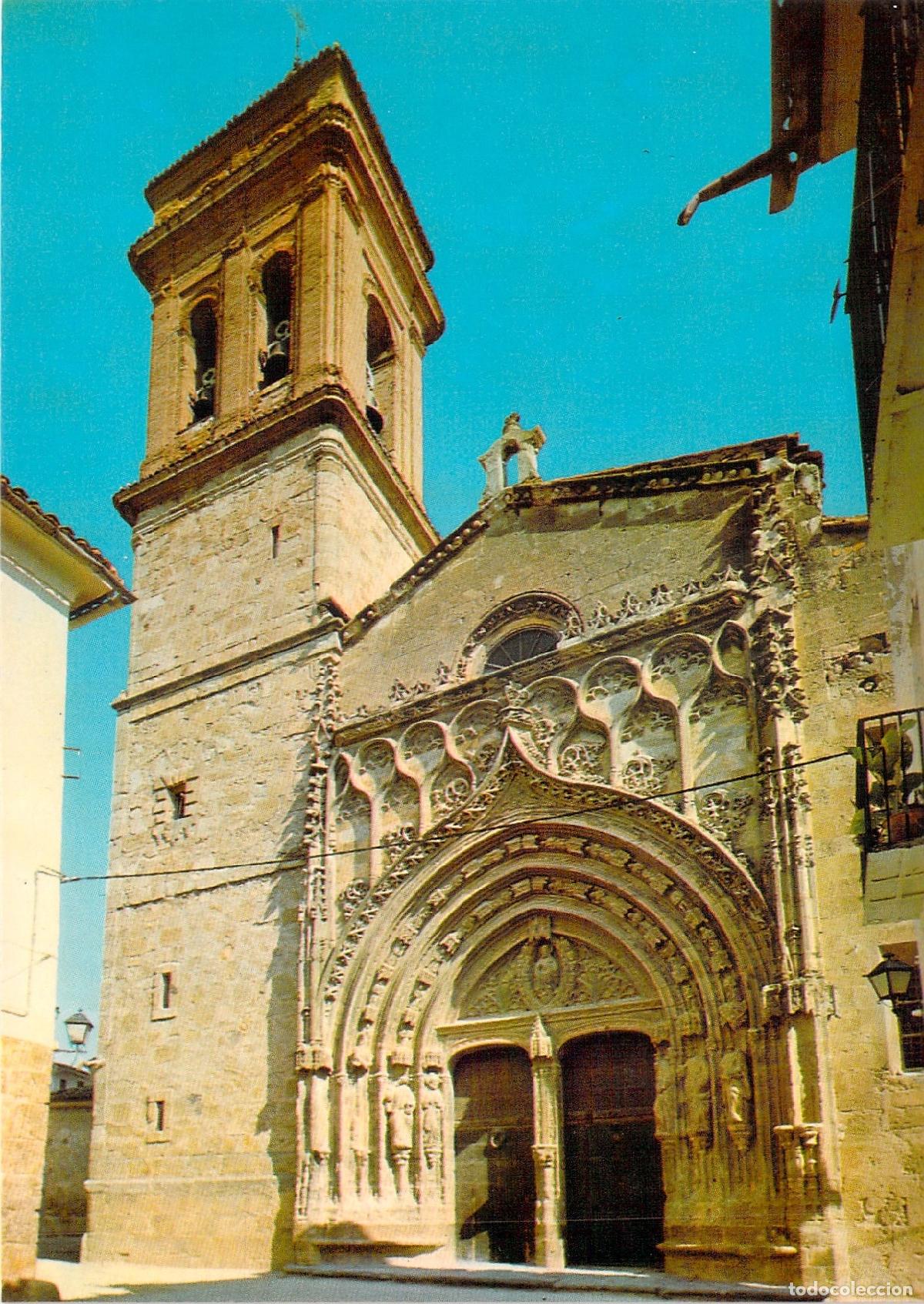 Postales: Postal de Requena Templo de El Salvador Valencia