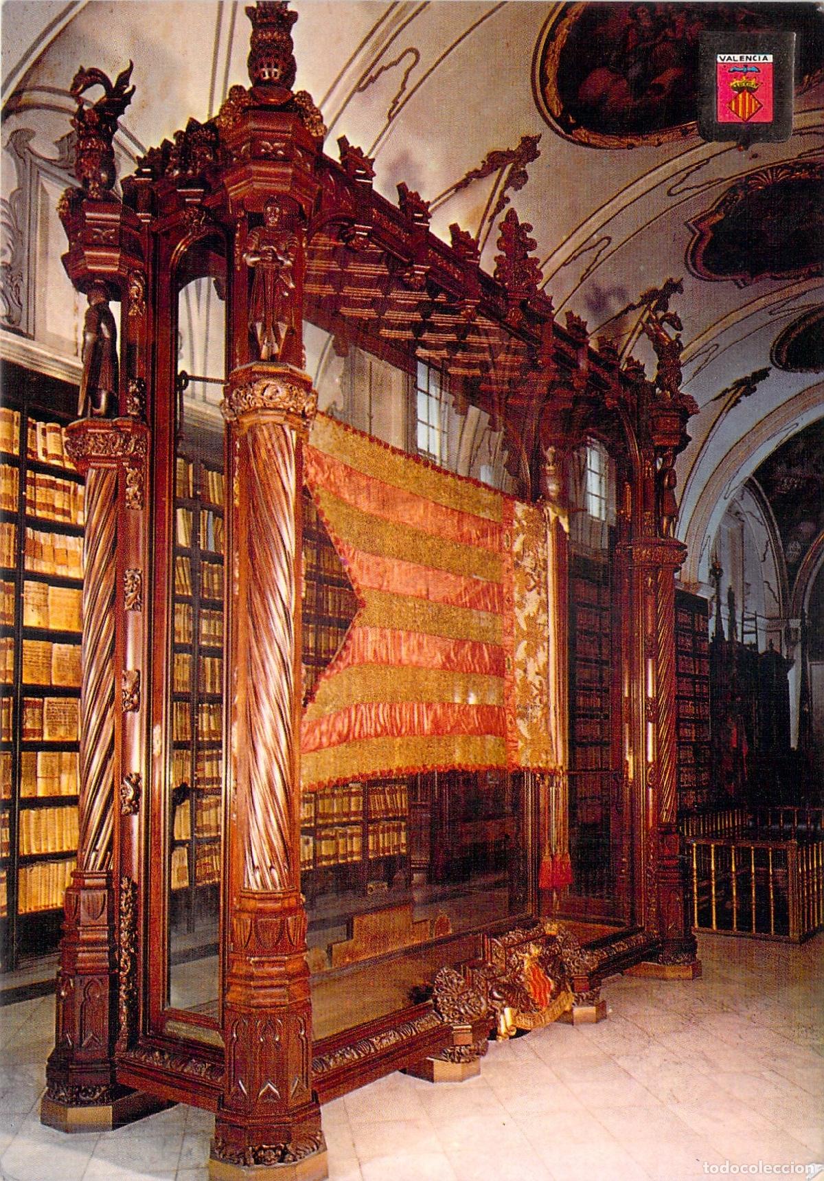 Postales: Postal de La Senyera en el Museo Hist&oacute;rico Municipal de Valencia