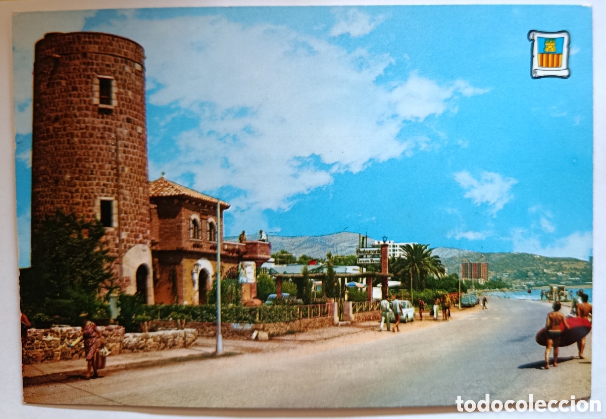 Postales: Benicasim Castell&oacute;n. Torre&oacute;n Bernal. Sin Circular. A&ntilde;os 70