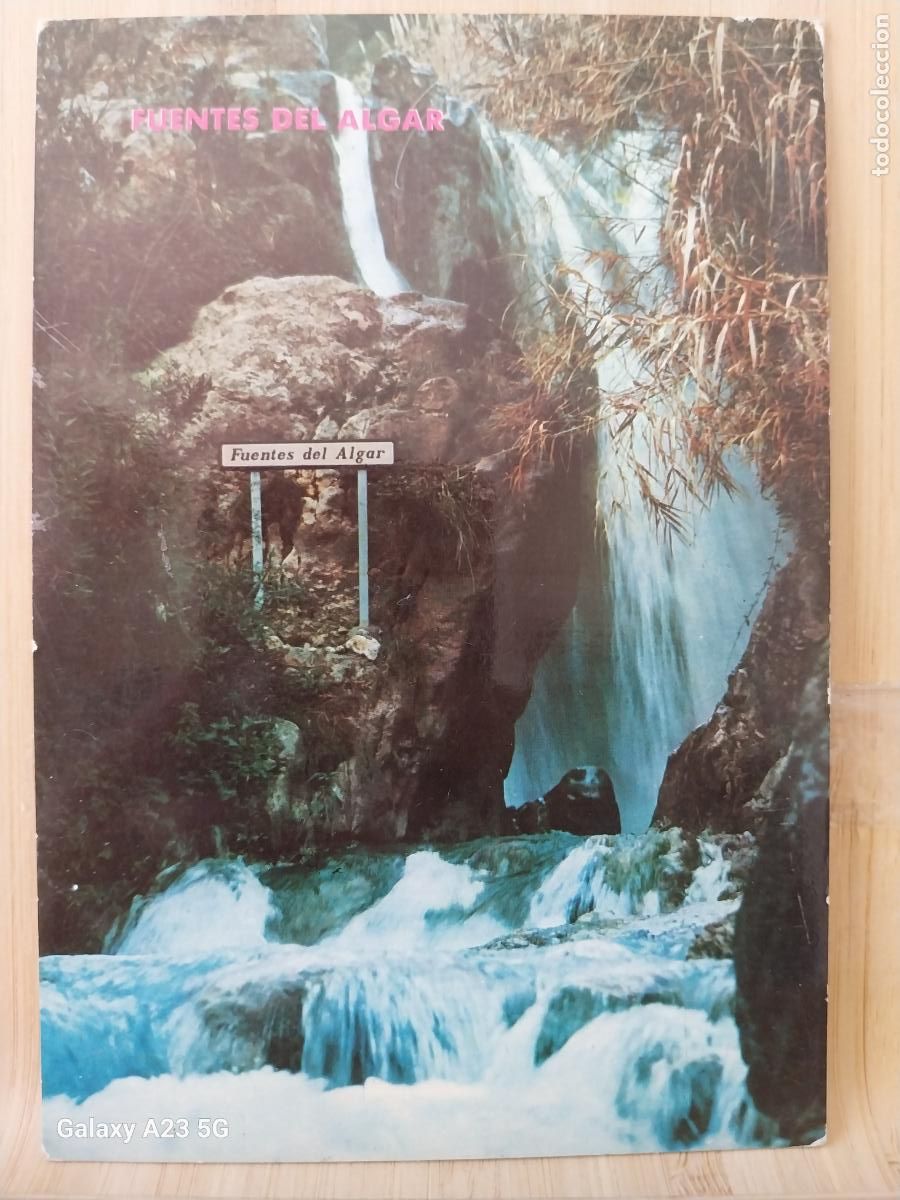 Postales: CALLOSA DE ENSARRIA RIO ALGAR CASCADA TOLL DE LA CALDERA FUENTES DEL ALGAR ED GALIANA 11
