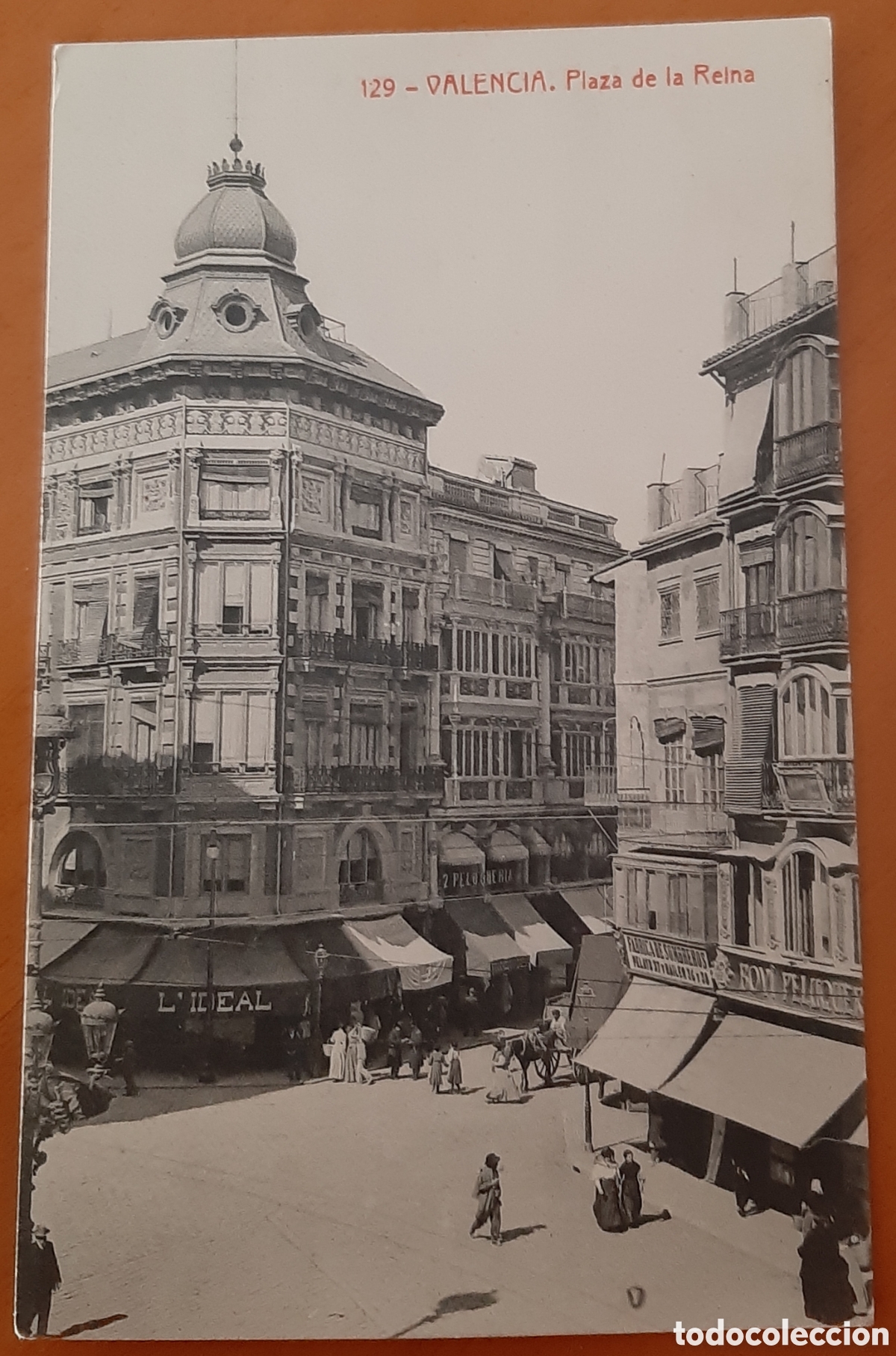 Postales: Porque Valencia. Plaza de la Reina. Sin escribir. R10163
