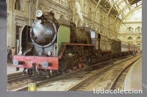 Postales: POSTAL DE LOCOMOTORA ESTACION DE FRANCIA N&ordm; 101 EUROFER AMIGOS DEL FERROCARRIL BARCELONA