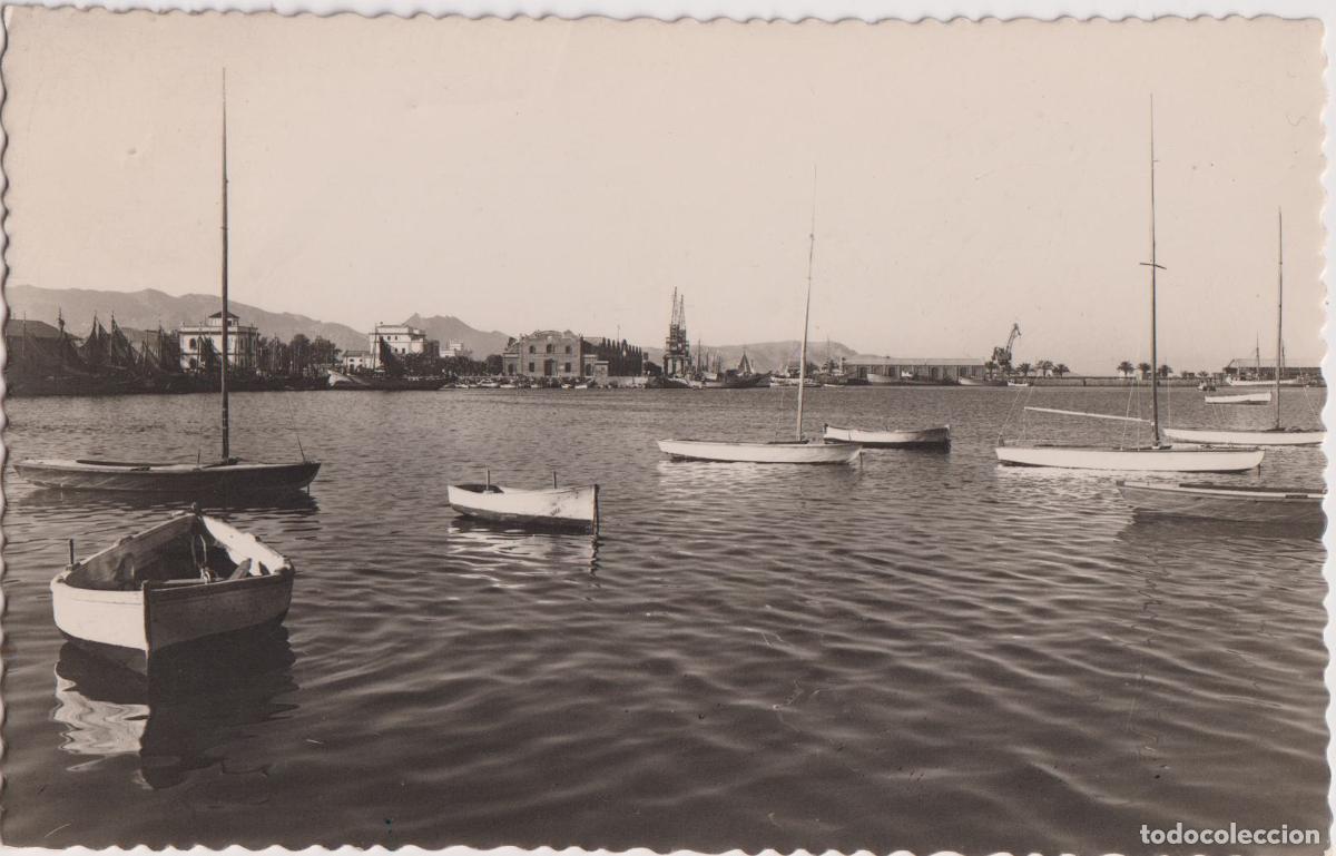 Postales: CASTELLON DE LA PLANA, EL GRAO, PUERTO - EDICIONES GARCIA GARRABELLA 43 - CIRCULADA 1955