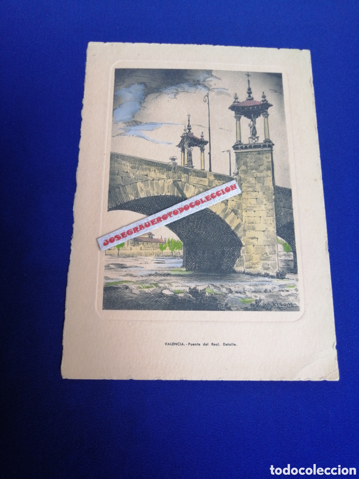 Postales: VALENCIA - PUENTE DEL REAL Y HOSPITAL MILITAR
