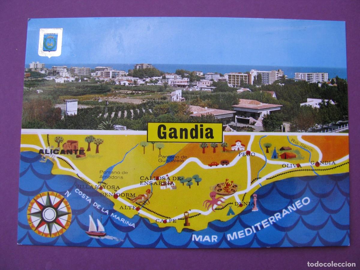 Postales: POSTAL DE GANDIA. VISTA GENERAL. SUBIRATS CASANOVAS.