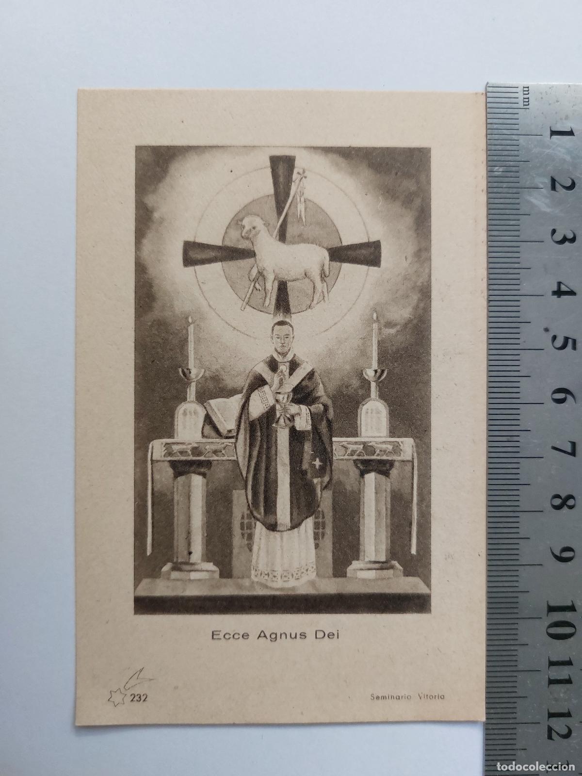 Postales: Estampa recordatoria de Primera Misa en Burjassot