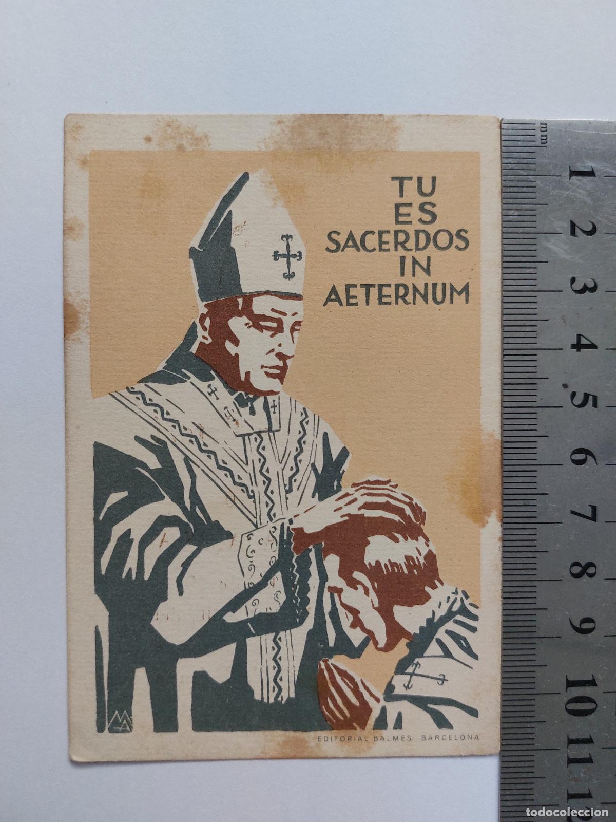 Postales: Estampa religiosa de Primera Misa Jos&eacute; Ram&oacute;n Ortol&aacute; en Valencia