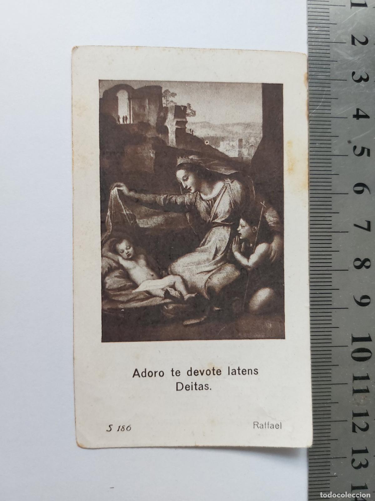 Postales: Estampa de recordatorio de primera misa de Antonio Pastor Garrido en Valencia
