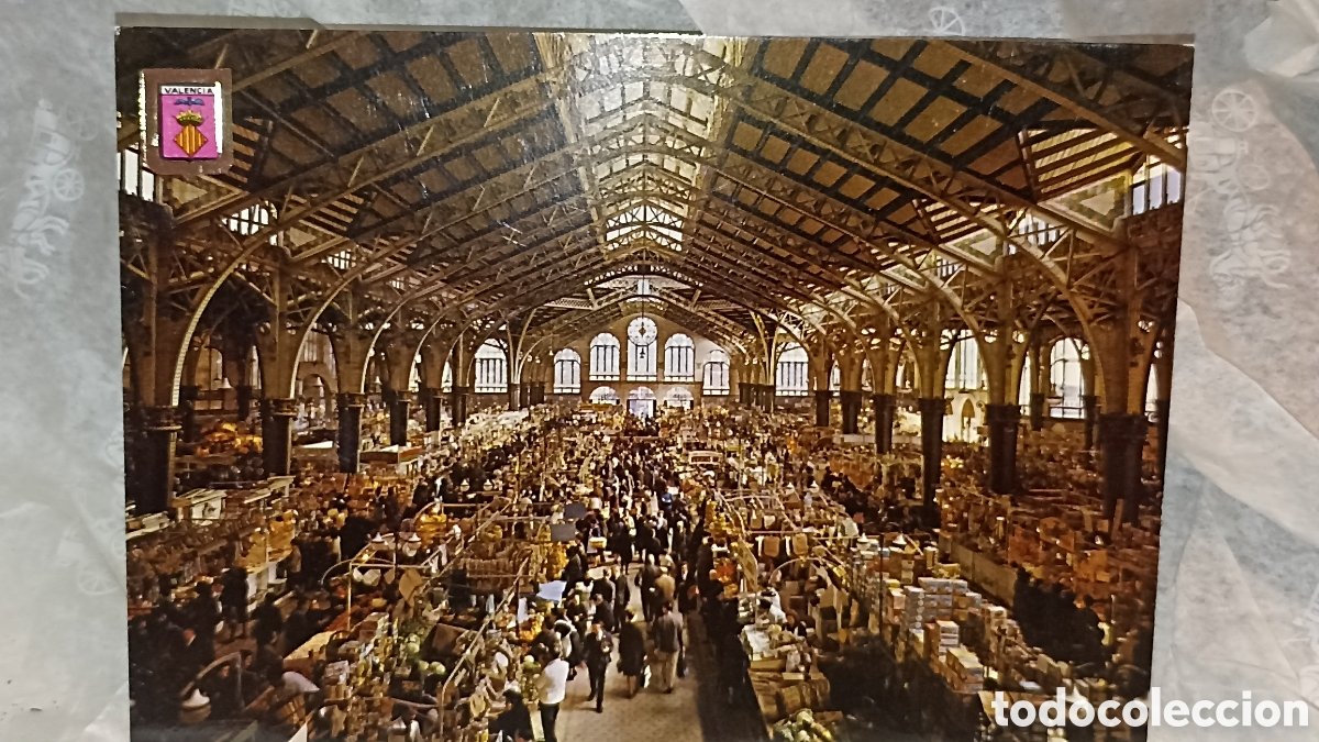 Postales: Valencia mercado central interiores edici&oacute;n subirats Casanovas