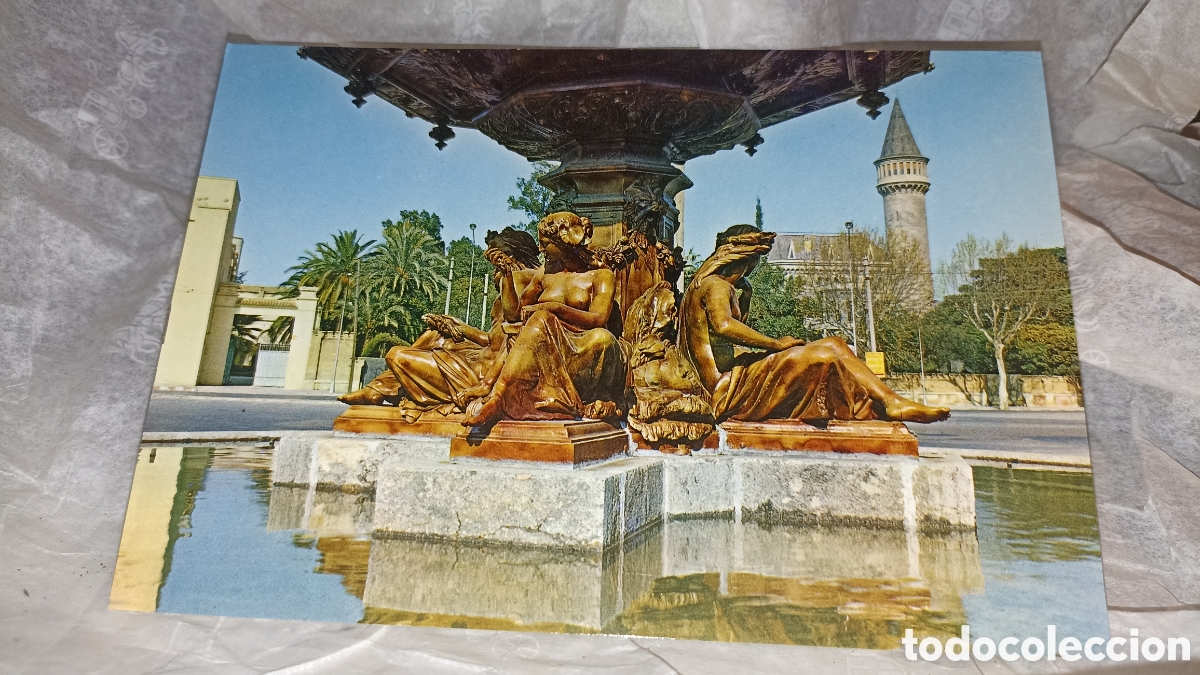 Postales: Valencia fuente de cuatro estaciones castillo de ripalda