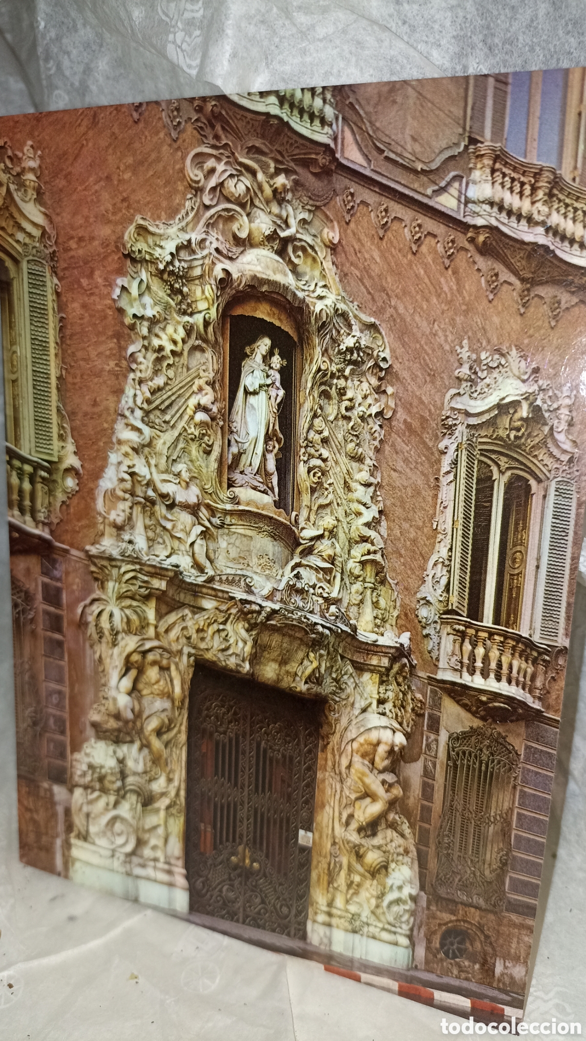 Postales: Valencia portada de palacio de marqu&eacute;s de dos aguas