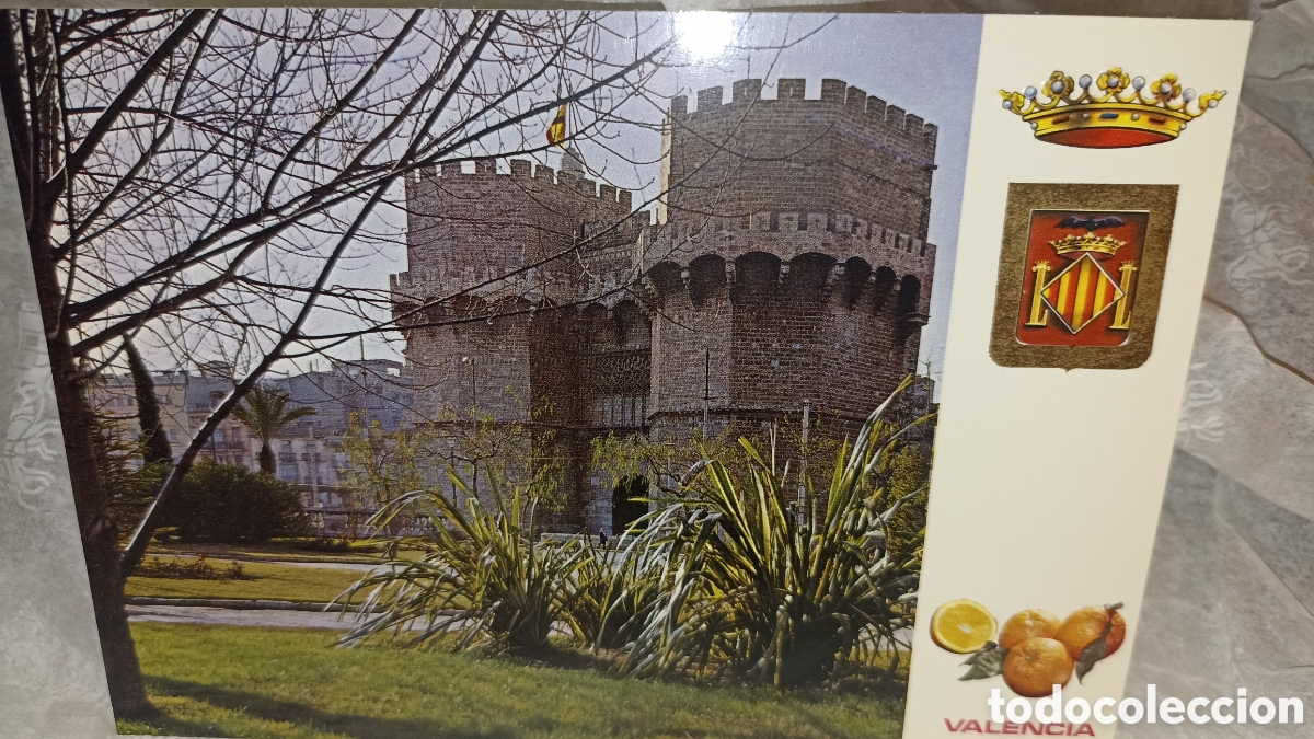Postales: Valencia Torres de serranos postales escudo de oro de luxa