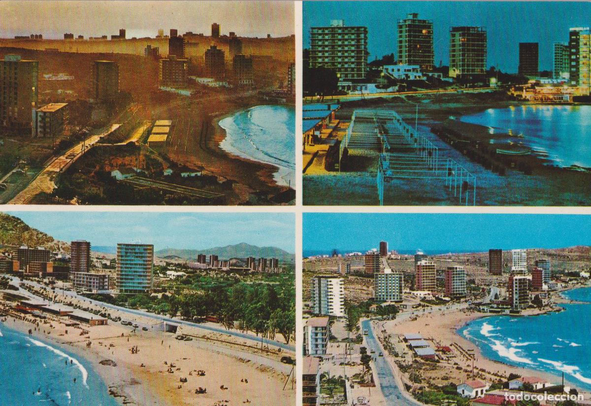 Postales: ALICANTE, VARIAS VISTAS DE LA CIUDAD &ndash; EDICIONES RO-FOTO N&ordm;217 &ndash; S/C